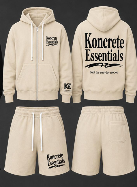 Koncrete Essentials Shorts Set