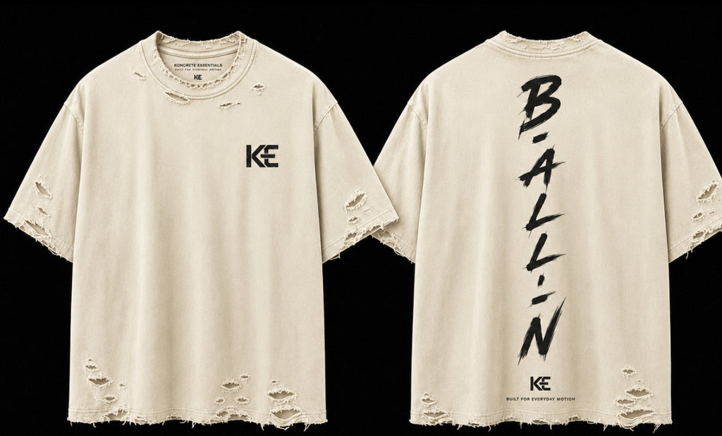 B-ALL-IN Distressed Tee