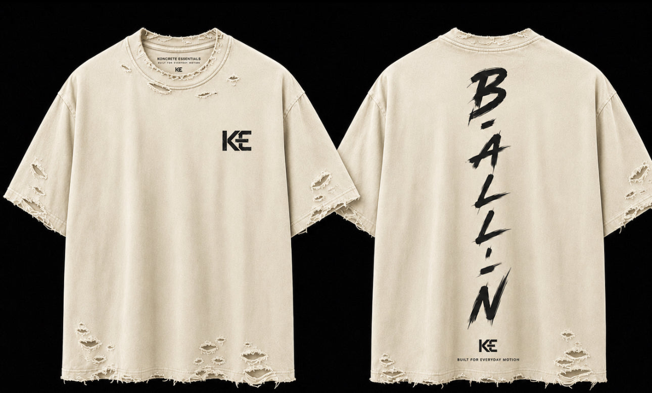 B-ALL-IN Distressed Tee