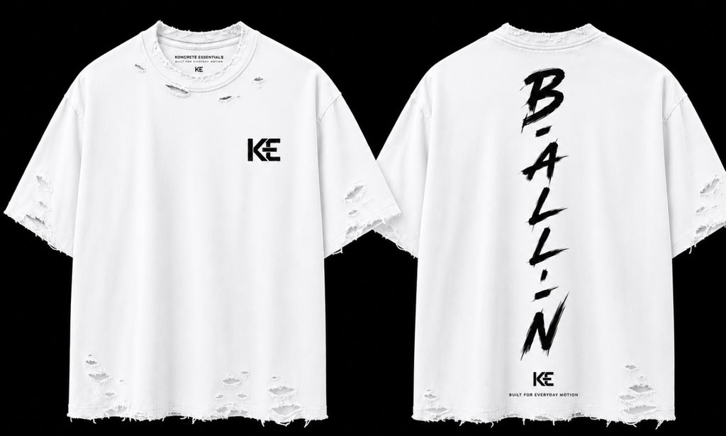 B-ALL-IN Distressed Tee