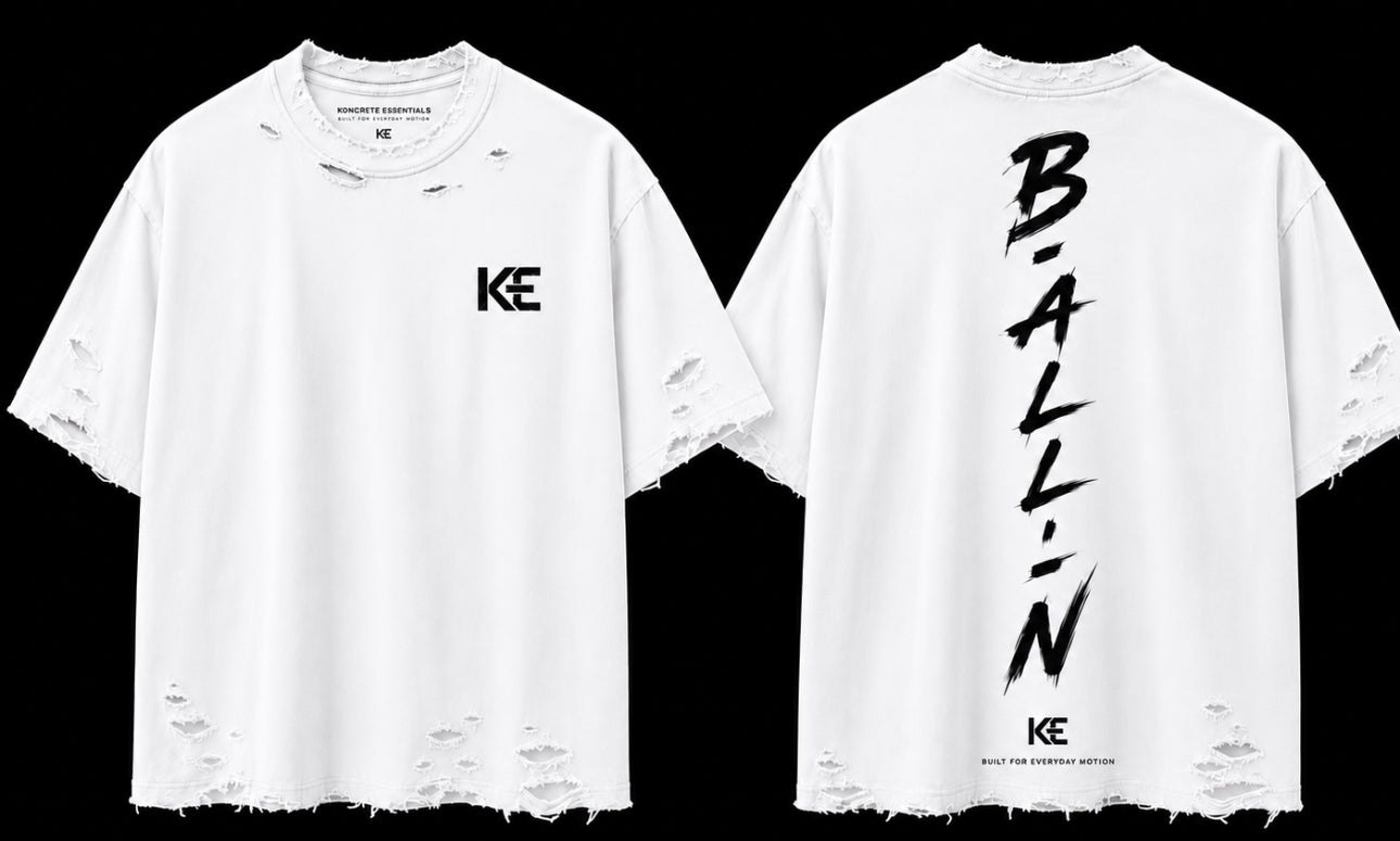 B-ALL-IN Distressed Tee