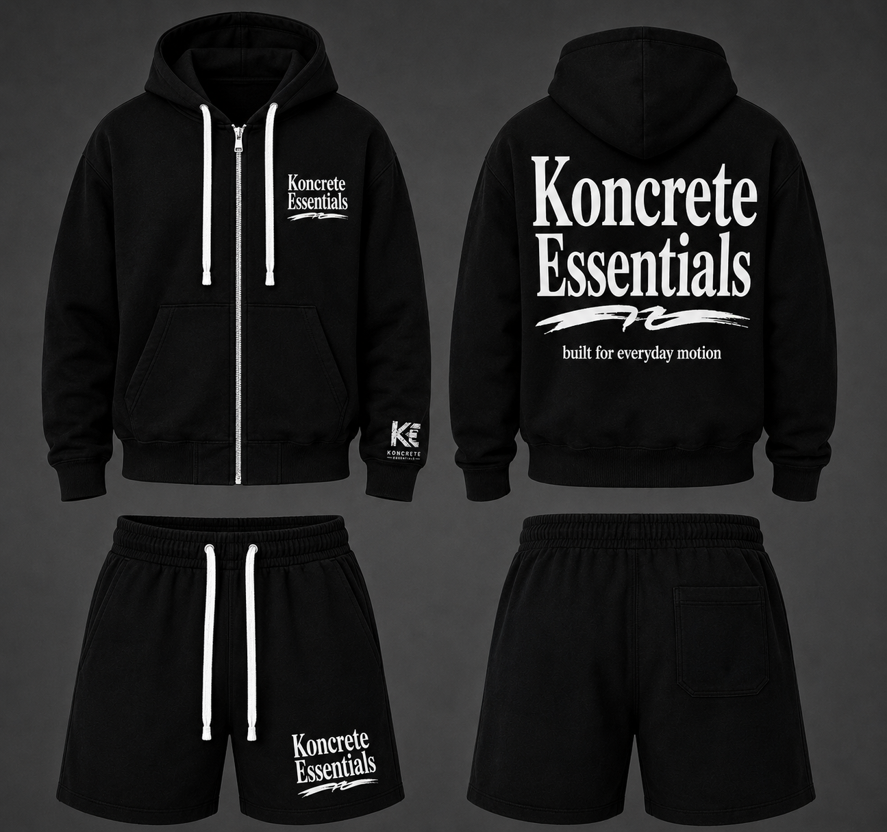 Koncrete Essentials Shorts Set